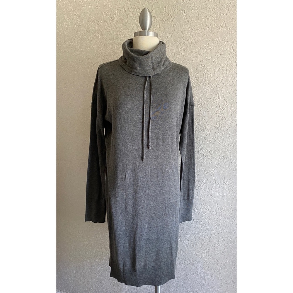 Ralph Lauren Long Sweater Dress Size Small Grey